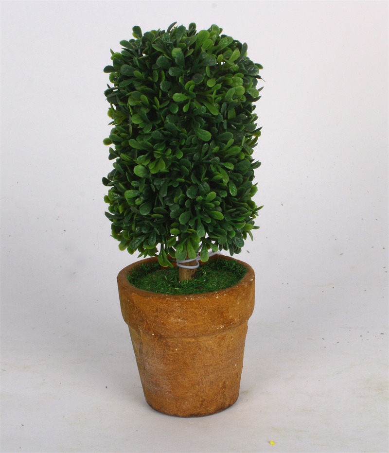 MyGift Tabletop Artificial Topiary Indoor Decor