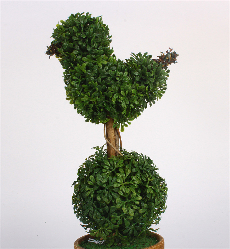  Mini Artificial Topiary for Home Décor