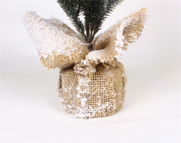 Small Christmas Decorations in Burlap base