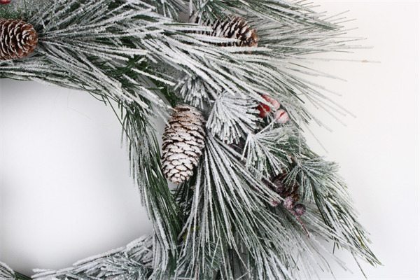 Christmas Wreaths for Front Door with Pinecone