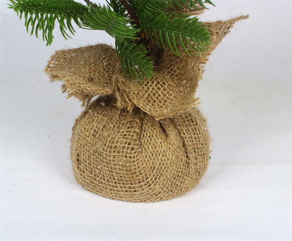 Small Christmas Decorations in Burlap base