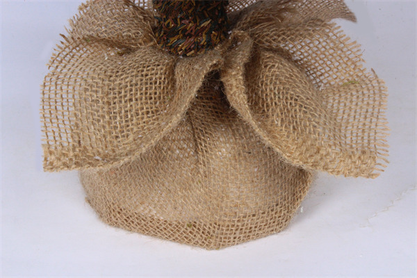 Christmas Decorations in Burlap base