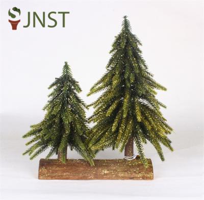 Wooden Tabletop Christmas Tree Decor