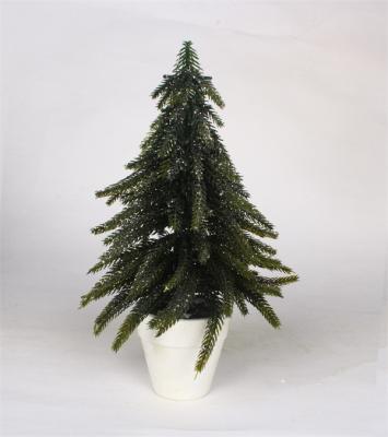 Small Christmas Decorations in White Pot