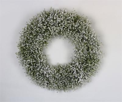 Christmas Wreaths Snow Finish