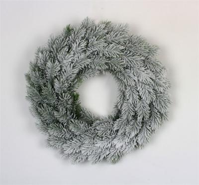 Christmas Wreaths Snow Finish