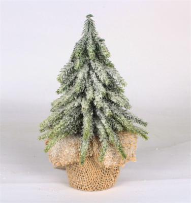 Christmas Decorations with Linen Base Ice Finish