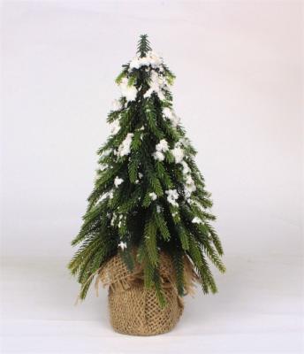 Christmas Decorations with Burlap Wooden Base