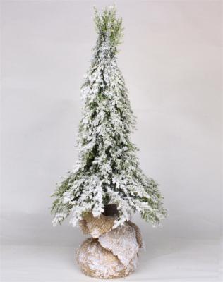 Green Christmas Decorations for Holiday Party Home Snow Finish 