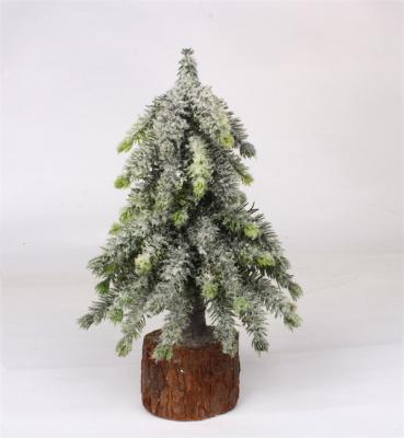 Small White Christmas Decorations with Fir Base