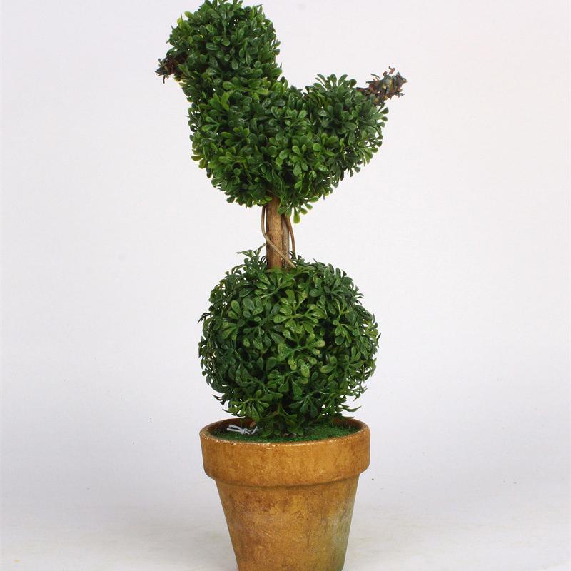  Mini Artificial Topiary for Home Décor