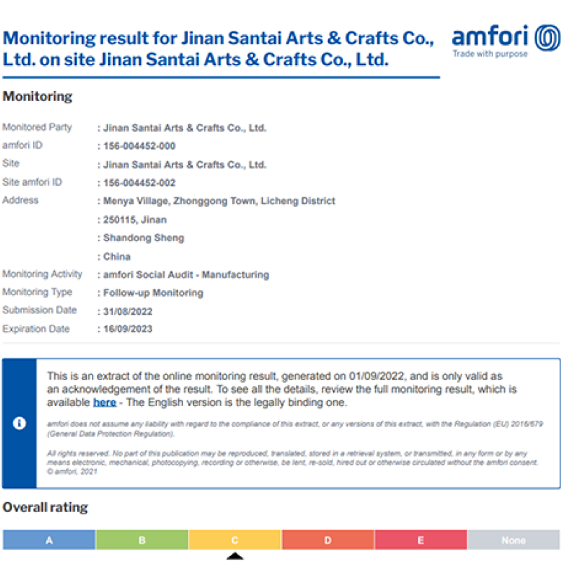 BSCI Factory Audit