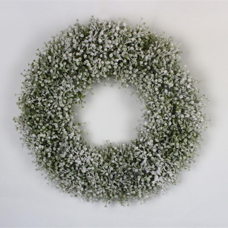 Christmas Wreaths Snow Finish