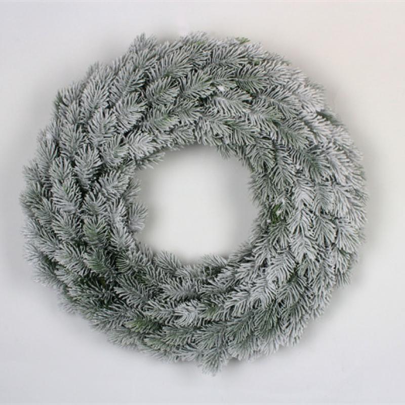 Christmas Wreaths Storage Snow Finish