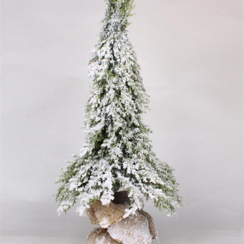 Green Christmas Decorations for Holiday Party Home Snow Finish 