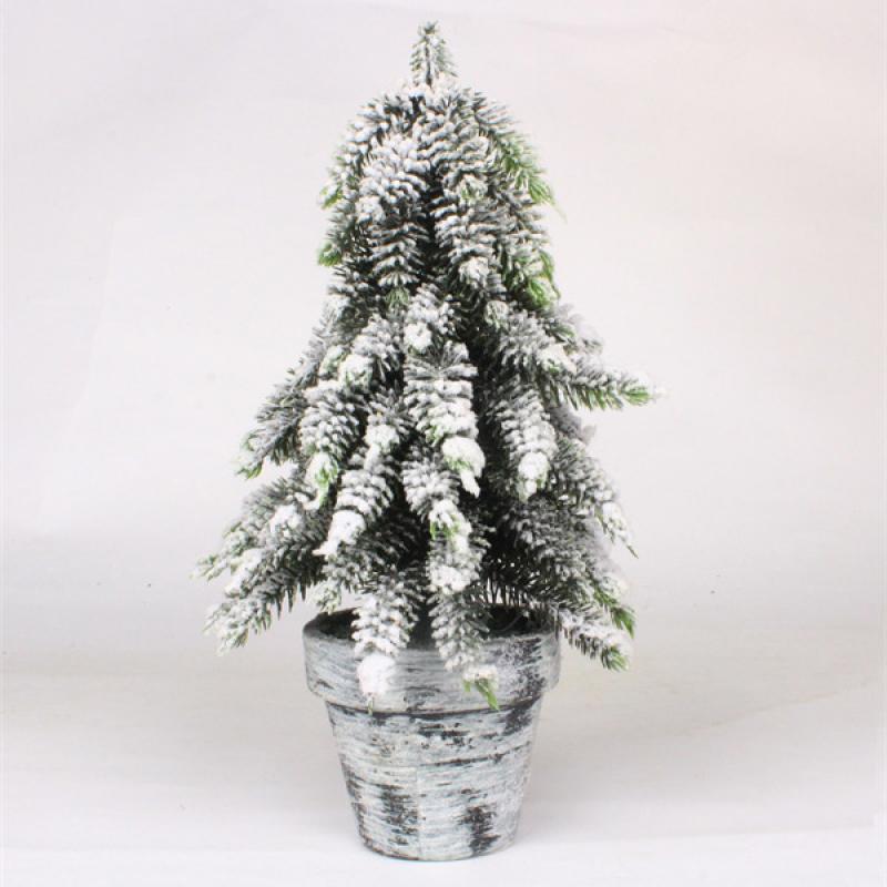  Fir Artificial Christmas Tree Snow finish